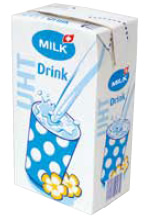 Envases de leche laminados de PE sellados y esterilizados con aire caliente Leister