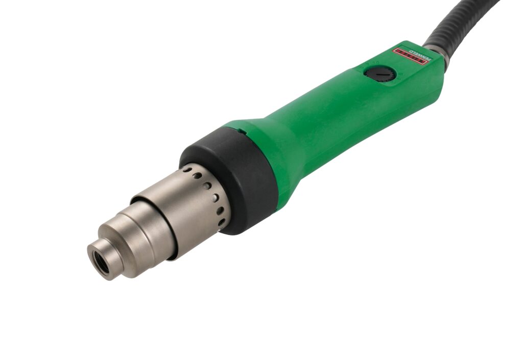 Herramienta Leister PENWELD S con conexión roscada para soldadura de plásticos