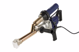 Vista general de la extrusora de soldadura Weldy BOOSTER EX3 para plásticos termoplásticos
