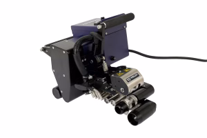 Vista principal de la máquina WELDY WGW 300 para soldadura de geomembranas con cuña caliente