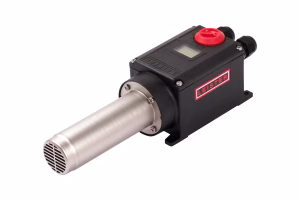 Vista principal del generador de aire caliente Leister LHS 21S SYSTEM