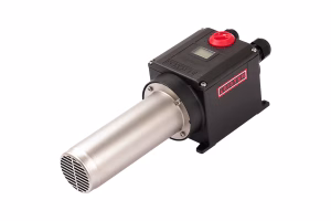 Vista principal del generador de aire caliente Leister LHS 41L SYSTEM