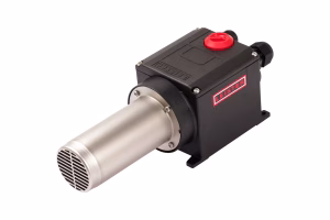 Vista principal del generador de aire caliente Leister LHS 41S PREMIUM