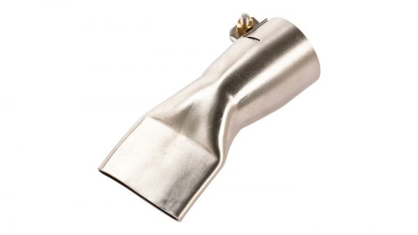 Boquilla plana original Leister para soldadura de plásticos con aire caliente en aplicaciones industriales