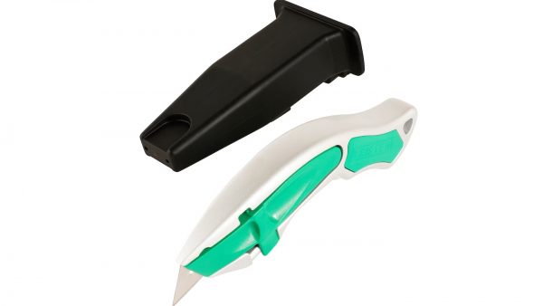 Cúter utilitario profesional Leister para corte preciso de revestimientos plásticos sin dañar la superficie