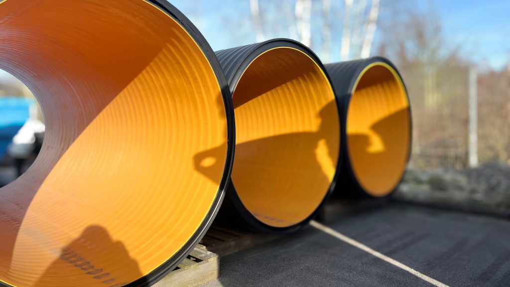 Tubos plásticos corrugados de gran diámetro para ingeniería civil e infraestructura, fabricados con procesos de soldadura y extrusión de alta calidad Leister