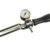 Leister AGUJA DE PRUEBAS GRUESA con manómetro para testeo de canal de aire en soldadura doble de geomembranas PEAD