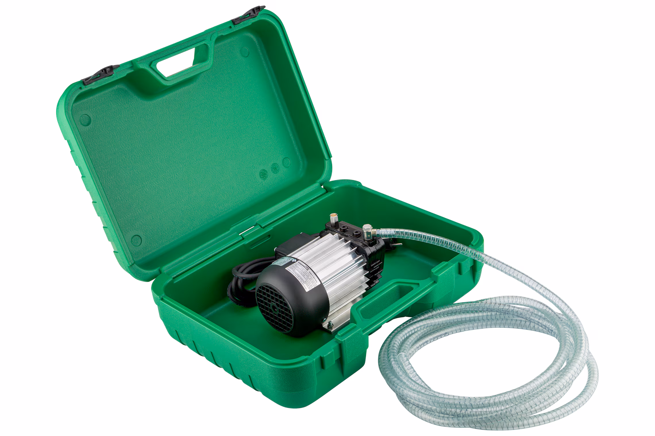 Leister Bomba de Vacío en maletin con manguera para pruebas de estanqueidad en geomembranas