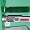 Leister EXAMO USB con pendrive conectado para registro y transferencia de datos de ensayo