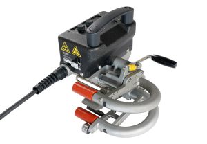 Weldy Miniwelder ROOF2 máquina compacta para soldadura de membranas de PVC y TPO en techos inclinados